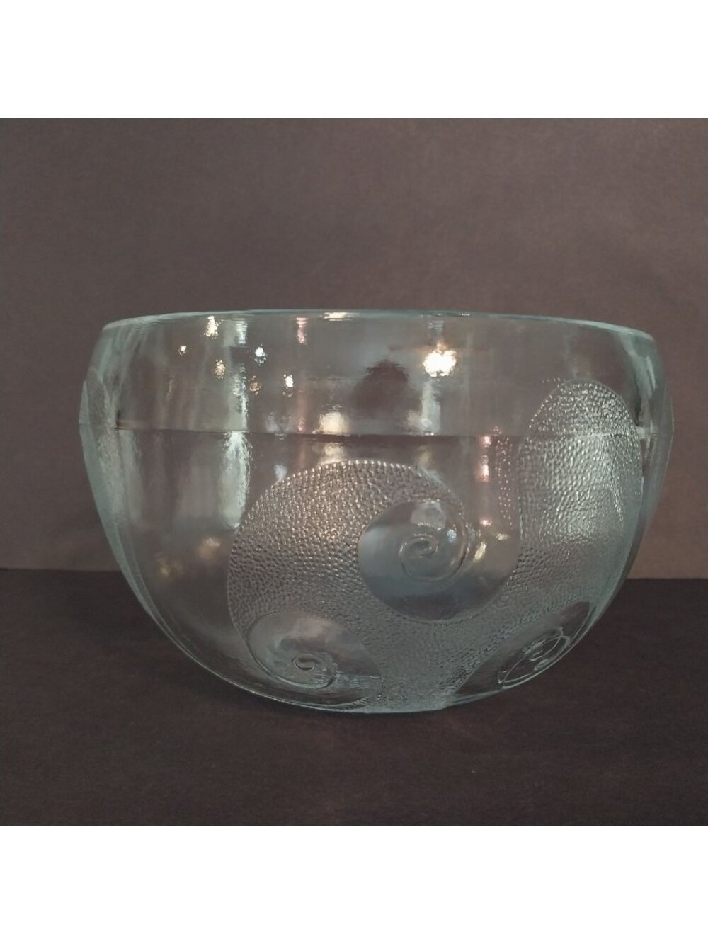 Holmegaard Michael Bang Rough Wave Pattern Bowl Glastronomi Line 1975